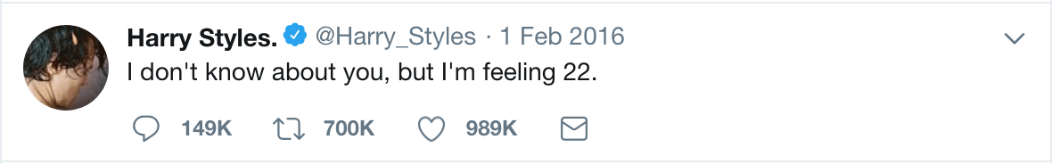 top tweet 2016
