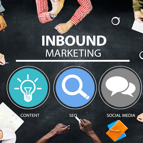 Inbound Marketing Strategy Advertisement Commercial Branding Concept